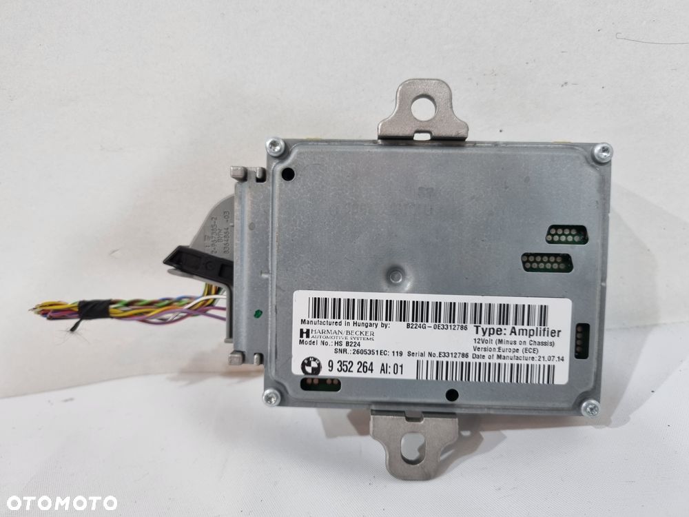 BMW F20 F21 F22 F30 F31 F32 F34 F36 WZMACNIACZ STEROWNIK ACTIVE SOUND 9352264 - 3