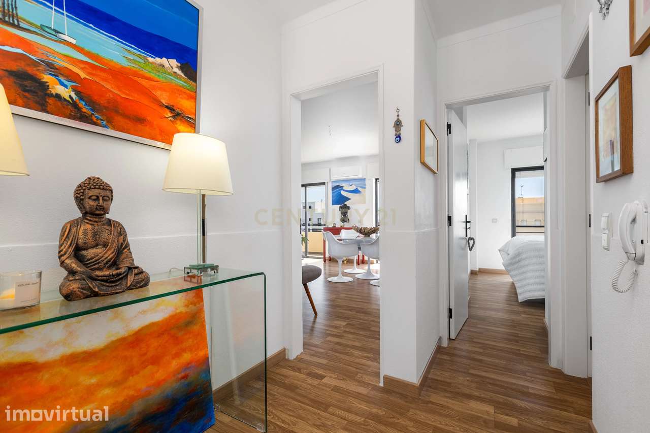 Apartamento T3 a 300 metros da Praia – Vista Mar e Último Andar - Grande imagem: 4/37