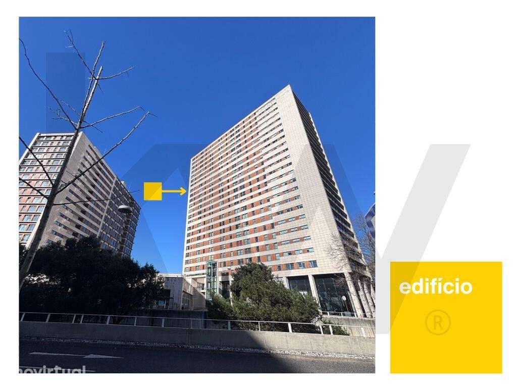 Apartamento T1 edifício Panoramic. Parque das Nações,17º andar Vista R - Grande imagem: 3/22