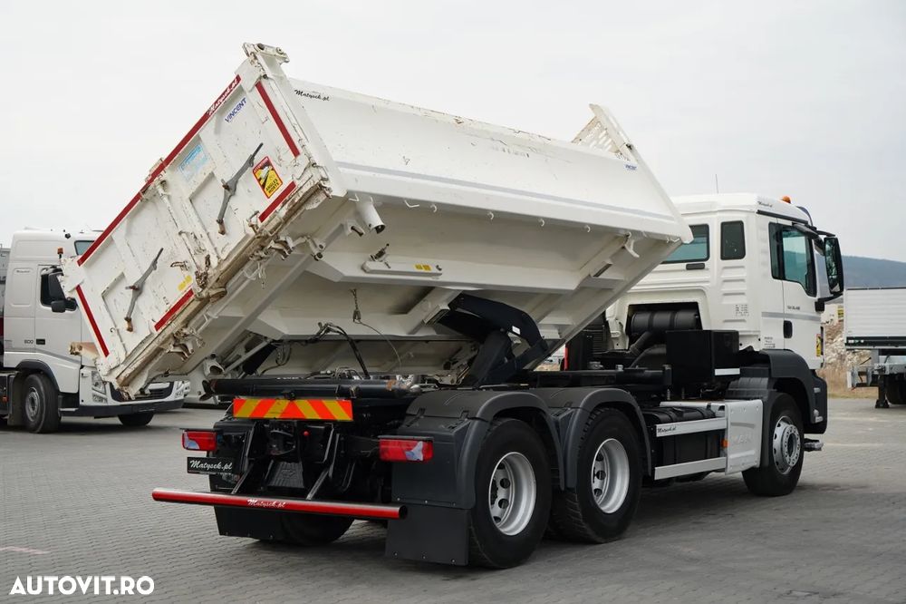 MAN TGS 26.400 / 6X4 / BASCULATOR DUBLĂ / HYDRODOLTA / AUTOMAT / EURO 6 - 10