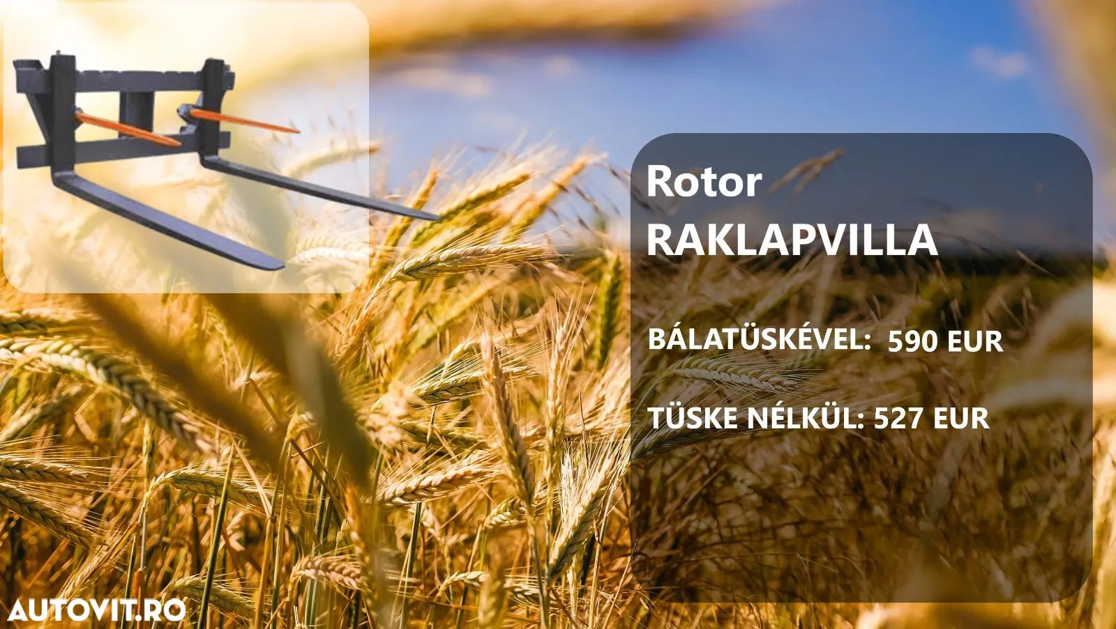 Rotor Transp palet cu/sau furca baloti - 1