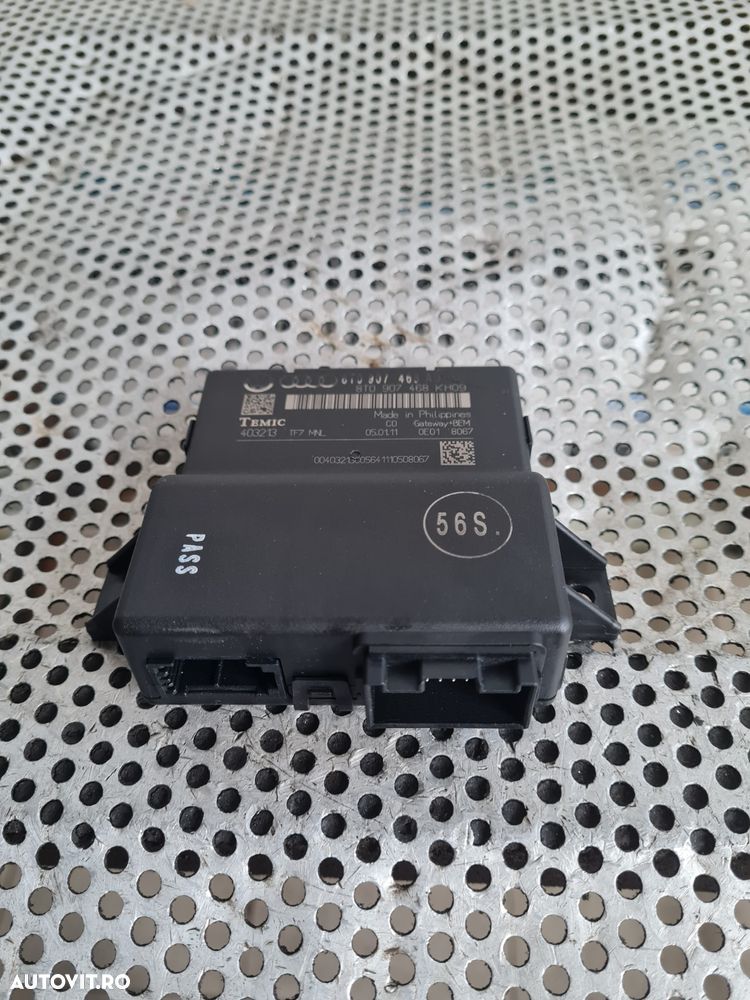 Modul Control Central Can Gateway Audi A4 B8 A5 8T An 2007-2008-2009-2010-2011-2012-2013-2014-2015 Cod 8T0907468AD Dezmembrez Audi A5 8T 2.7 Tdi Euro 5 Motor CGKA Cutie Automata MMW Bixenon Volan Stanga - Dezmembrari Arad - 4