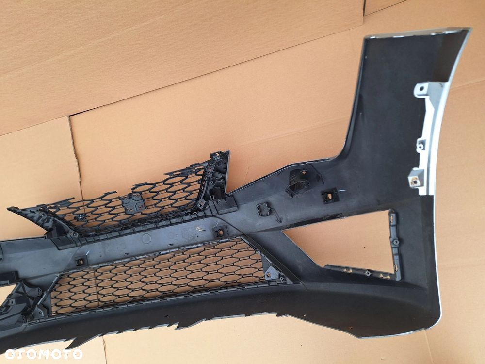 SEAT LEON 3 III FR 12-16r 5F0 NIE KLEJONY! B.ŁADNY ZDERZAK PRZÓD PRZEDNI KRATKA ŚLIZG DOLNY 5F0807221M WYSYŁKA 24H - 12