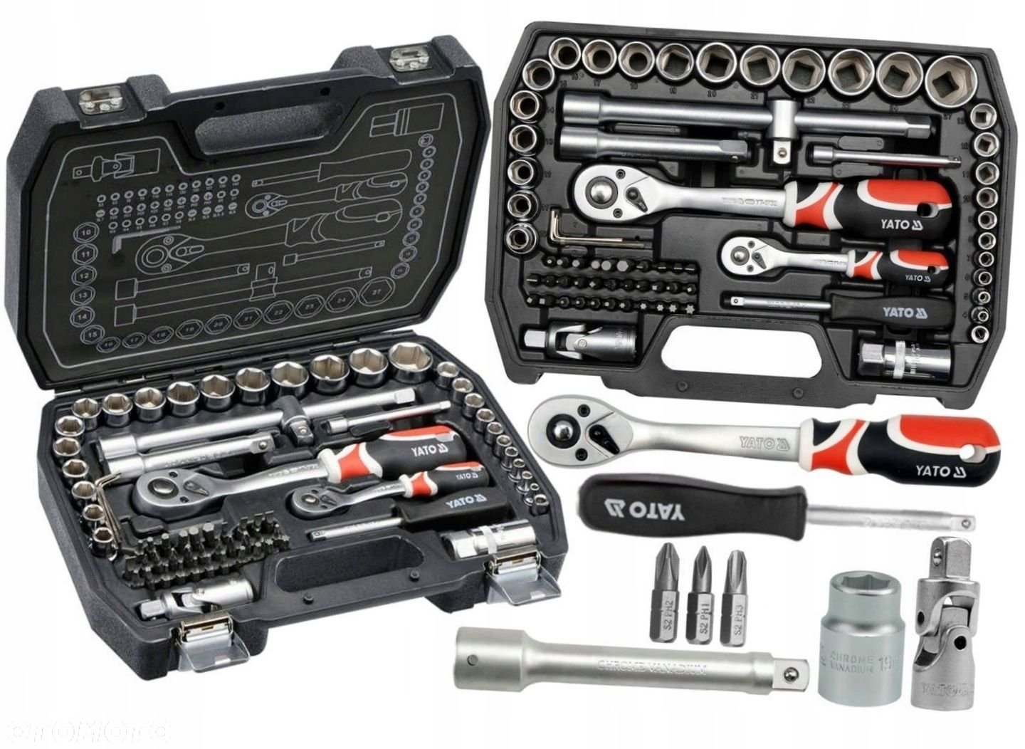 YATO KLUCZE NASADOWE ZESTAW KLUCZY NASADOWYCH NASADKI 72el YT-38782 TORX - 10