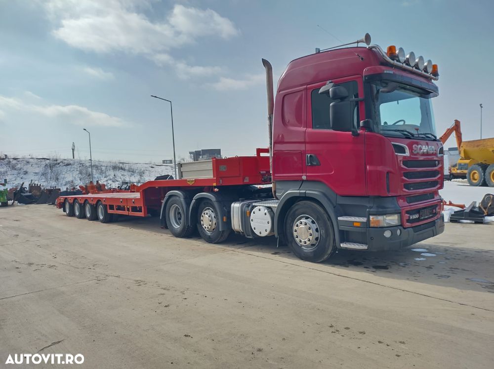 Broshuis 4AUO-4 axe, EXTENSIBILA, 2 axe viratoare, axe GIGANT, Masa propie 10,8t, Carte identitate RAR, inaltime podea 0,89m, lungime podea 9m, latime 2,55m, extensibila lateral la 3m-PROMOTIE 29.000 EUR+Tva - 4