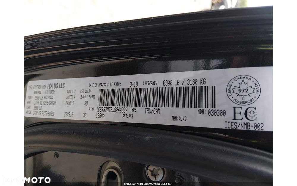 RAM 1500 - 12