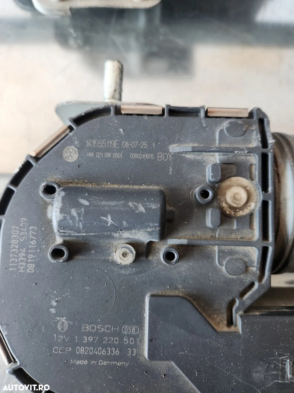 Ansamblu Motoras Stergatoare Stergator Vw Golf 5 V An 2003-2004-2005-2006-2007-2008 Volan Stanga Eu - 5