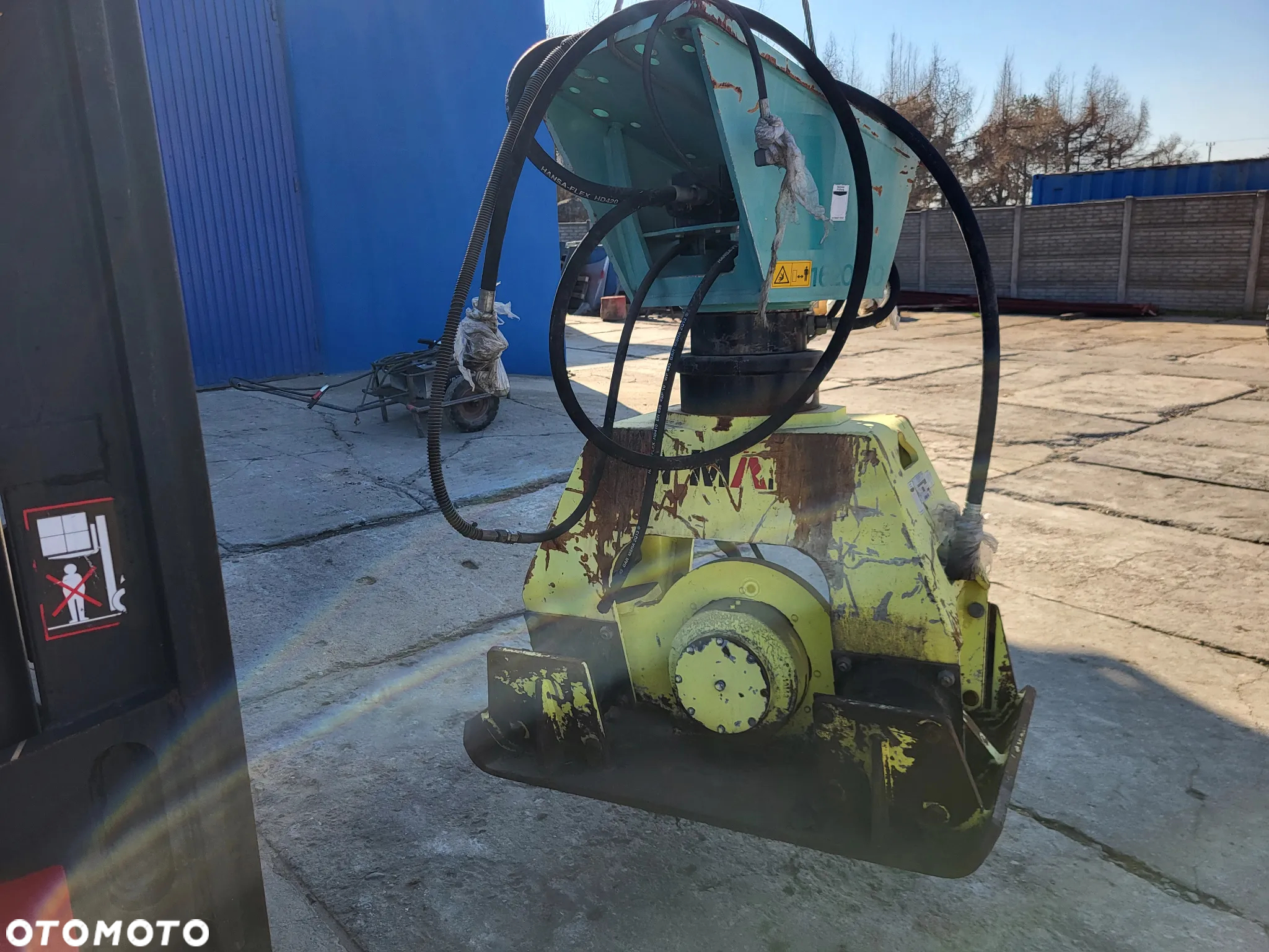 Bomag Ammann Zagęszczarka płyta wibracyjna hydrauliczna obrotowa - 8