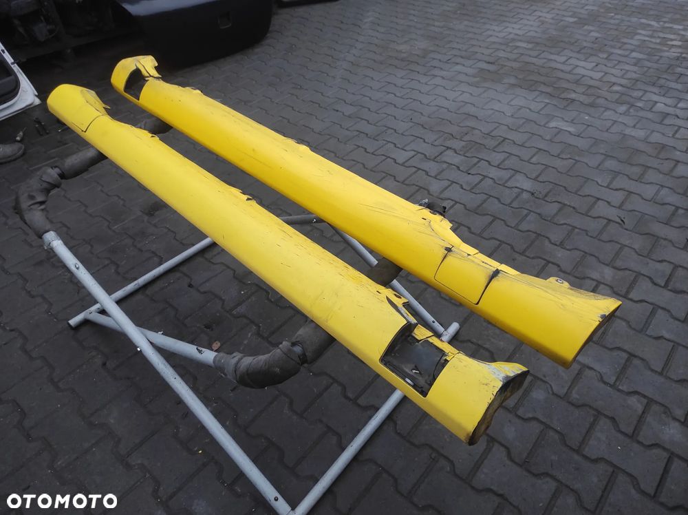 PRÓG PROGI NAKŁADKI LISTWY SEAT LEON 1 FR TOP SPORT LS1H 1V1 ŻÓŁTE KOMPLET WYSYŁKA !!!! - 2