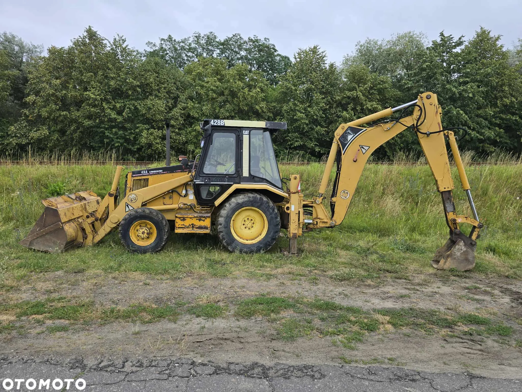Caterpillar 428B 4x4 95KM SALON PL KROKODYL TELESKOP - 4