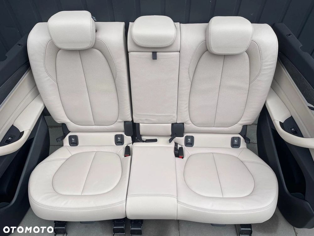 FOTELE TAPICERKA BMW X1 F48 SKÓRA ELEKTRYCZNE GRZANE OYSTER - 9