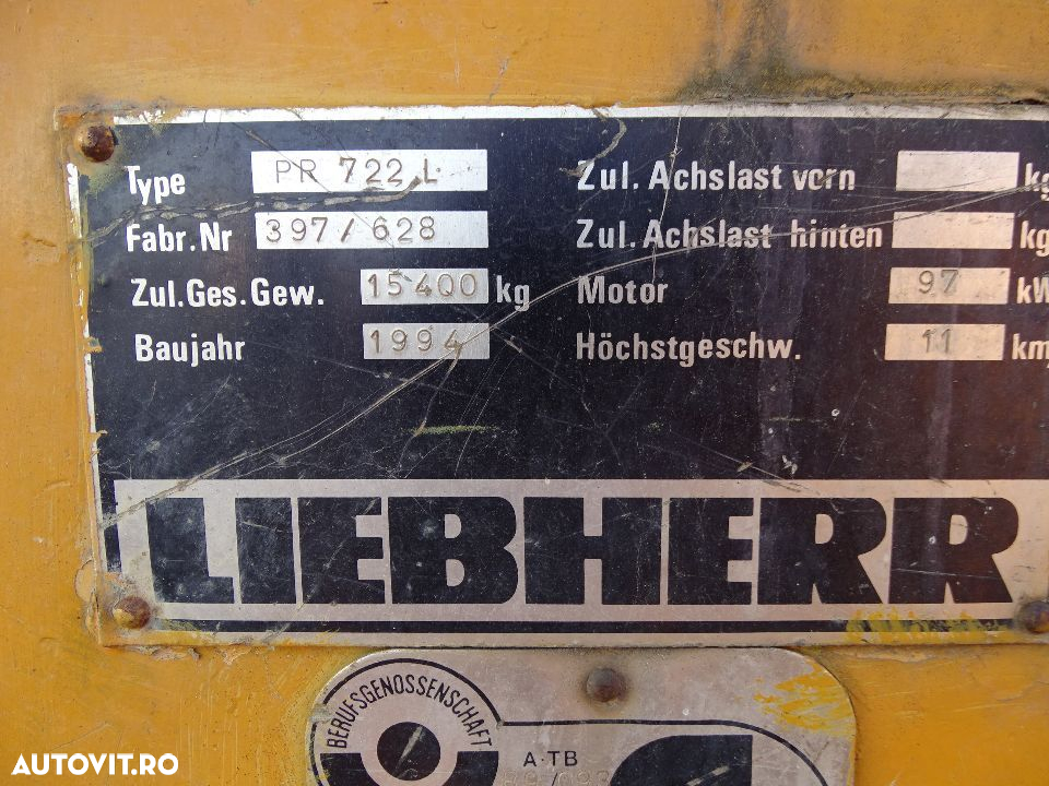 Lant buldozer Liebherr 722 Litronic - 7