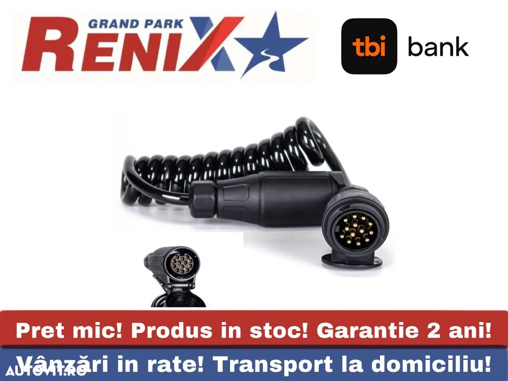 Prelungitor Remorca/Cablu electric spiralat - 1