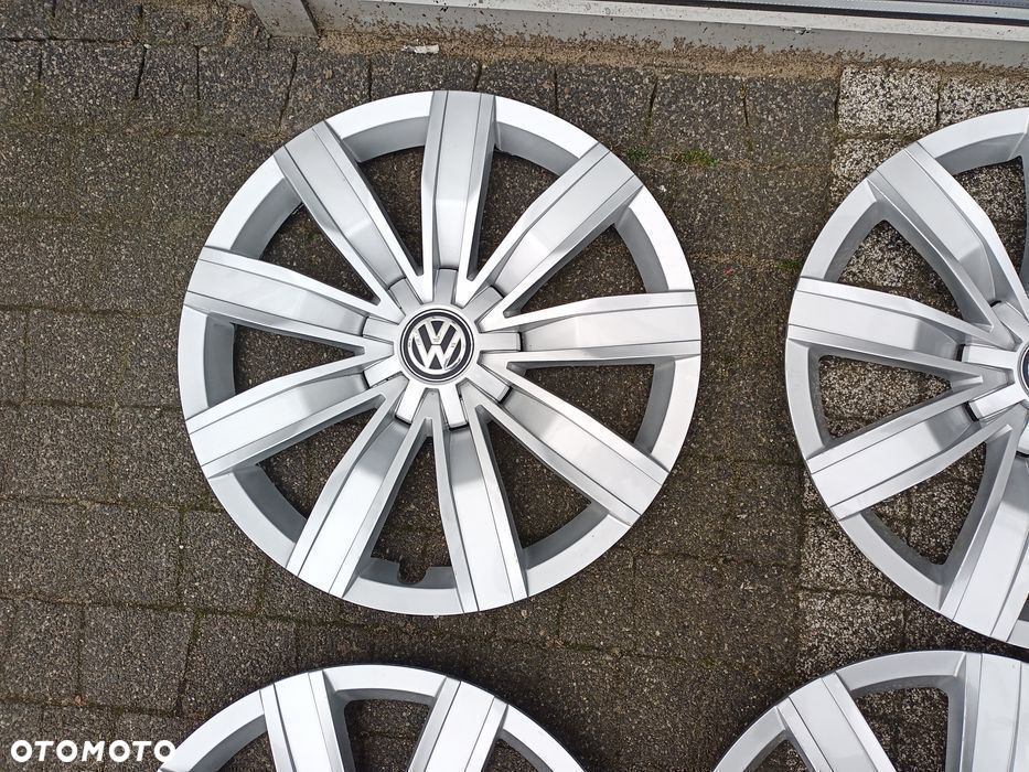 17" Kołpaki VW Tiguan Komplet Oryginaln Bardzo Ładne Golf Caddy Passat - 4