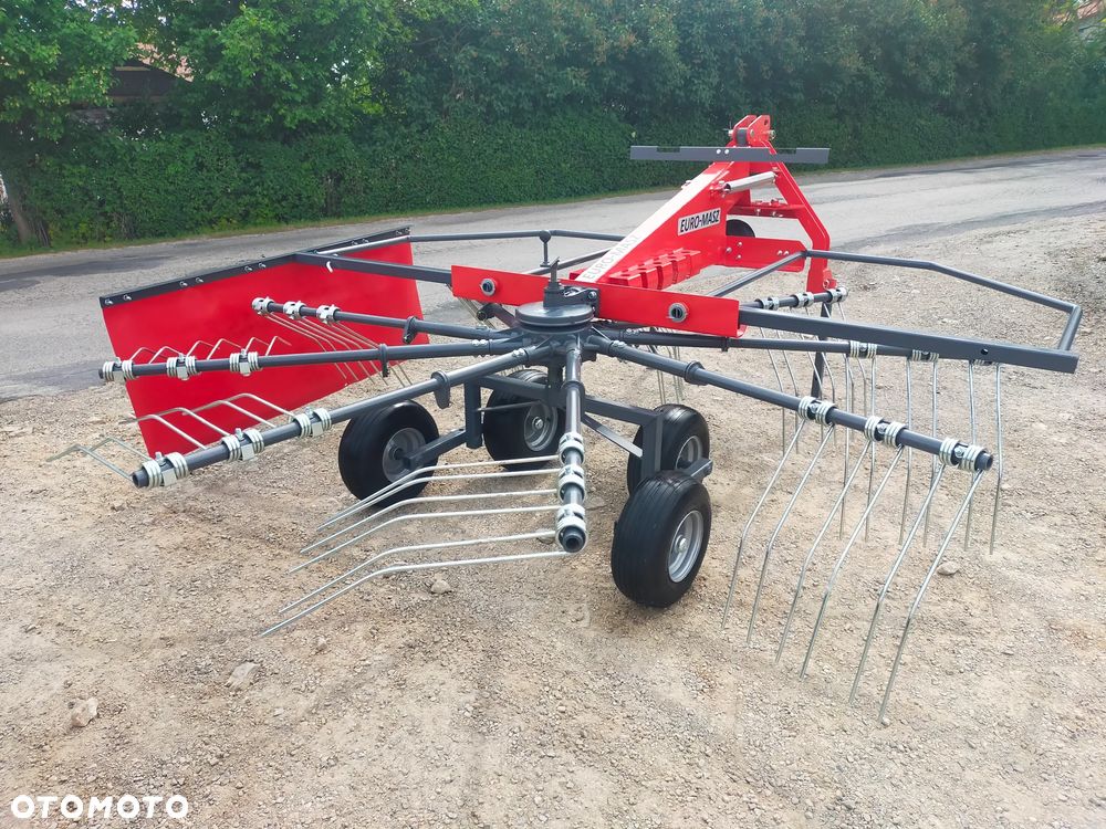 zgrabiarka karuzelowa 3,5m ARMASZ tandem/wał WOM JANPOL/EURO-MASZ od ręki TRANSPORT - 3