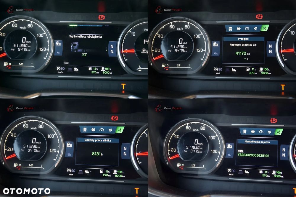 Scania S450  / FULL LED  / KLIMA POSTOJOWA  / RETARDER   / ZBIORNIKI  1400 L / STANDARD - 29