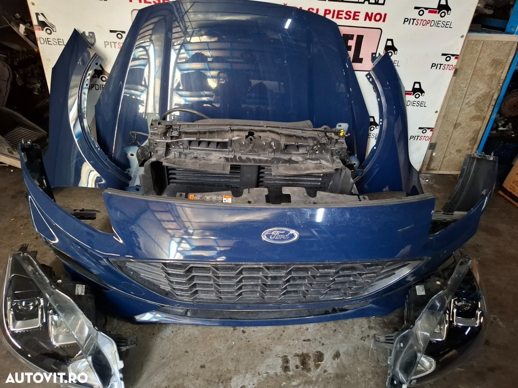 Fata completa Ford Kuga 3 ST-line 2019 2020 2021 2022 2023 2024 bara fata faruri capota trager radiator aripi - 6