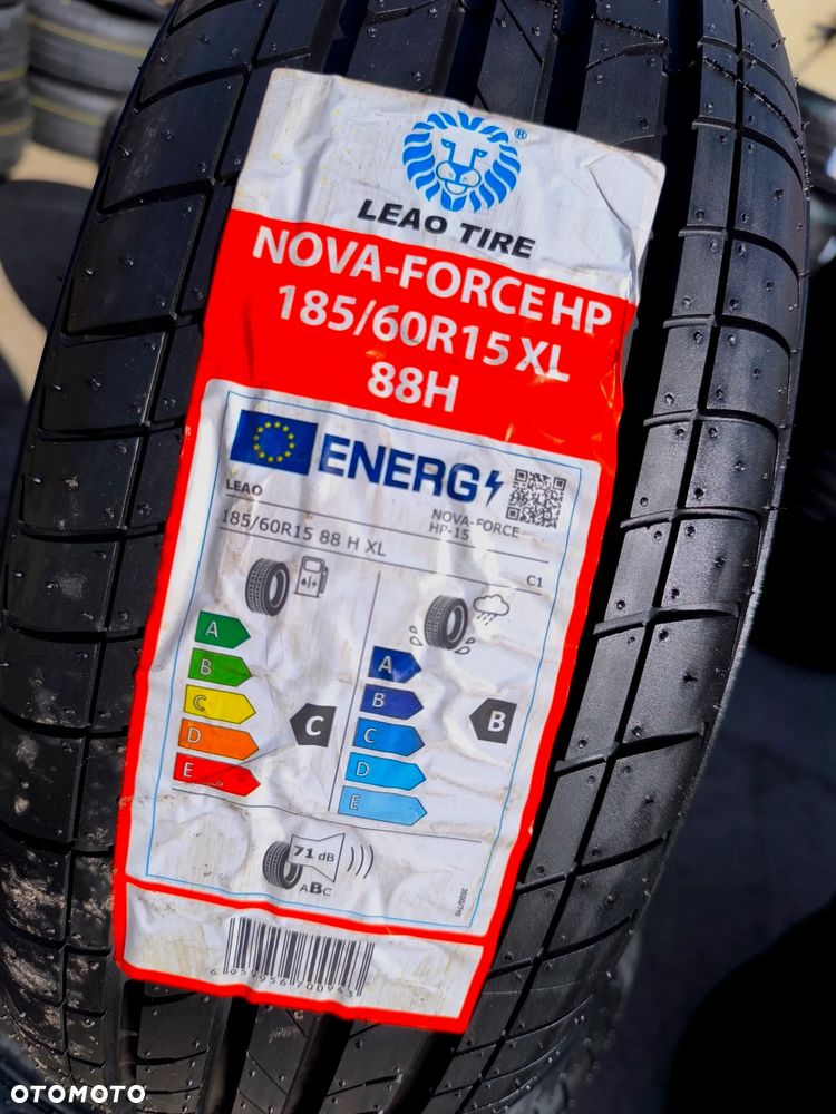 185/60R15 88H XL NOWE Opony Letnie Lato LEAO TIRE NOVA-FORCE Legnica ALU-RAD jak 195/55 - 7