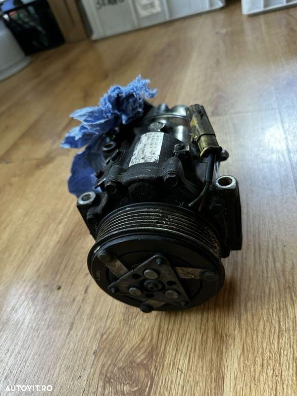 compresor clima ac freon aer condiționata Citroen Jumper Peugeot Boxer 3 2014 2015 2016 2017 2018 2019 euro 6 20 blue hdi sd7v16 sn: 02852705862 oil 200cc R134 or 1234yF - 2