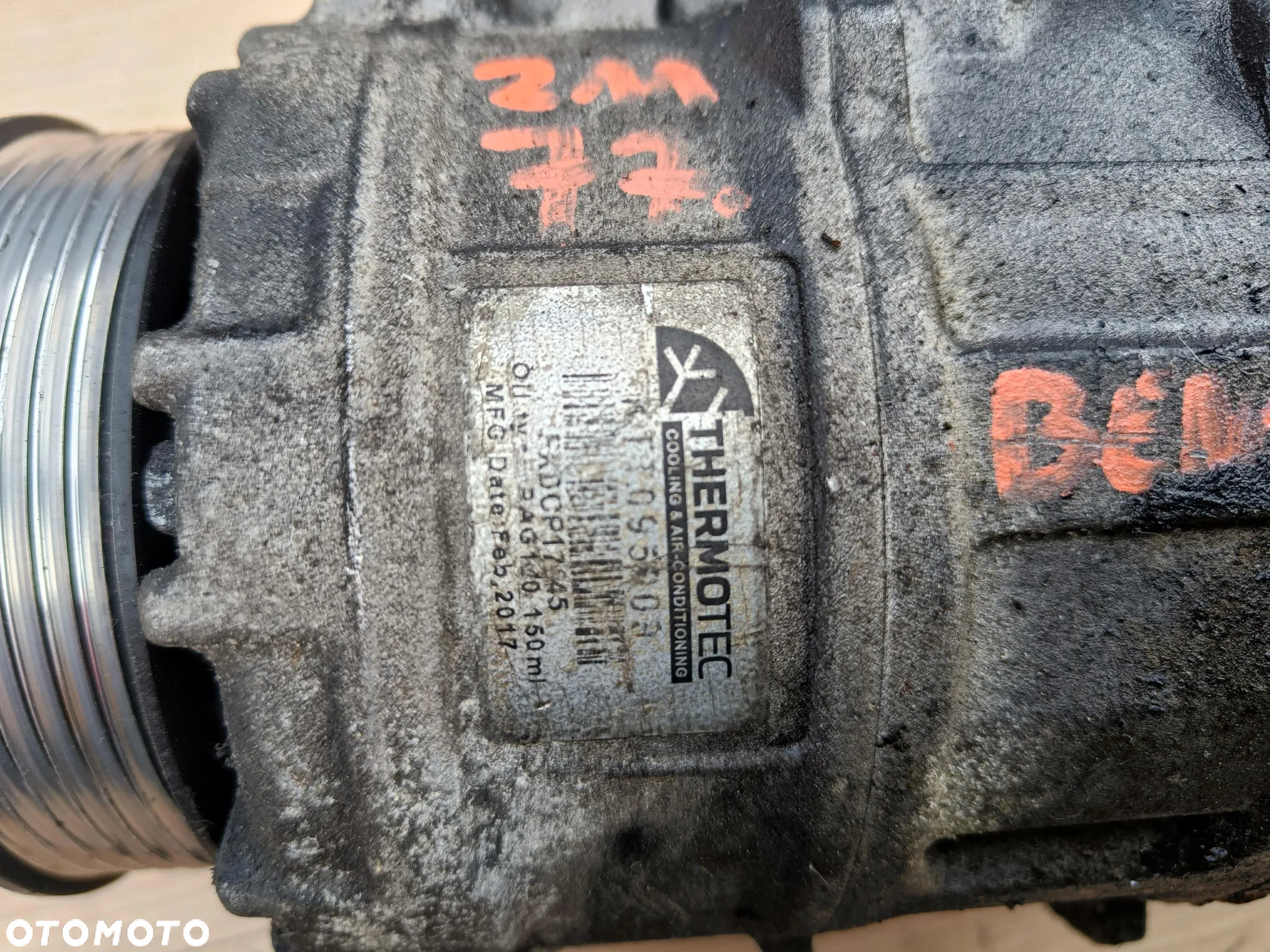 MERCEDES W203 W209 CLK W211 2.6 3.2 V6 OM112 SPRĘŻARKA KLIMATYZACJI BENZYNA ktt095009 A0002341312 - 2