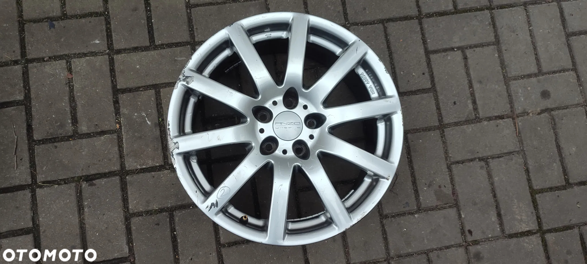 FELGI 5x112 7.5Jx17 CALI ET35 ANZO VW AUDI SEAT SKODA MERCEDES KOMPLET 4 SZTUKI - 3