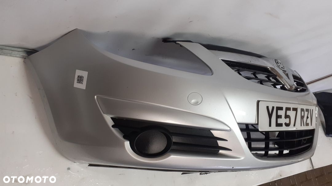 } ZDERZAK PRZÓD PRZEDNI DO OPEL CORSA D Z157 SREBRNY - 4