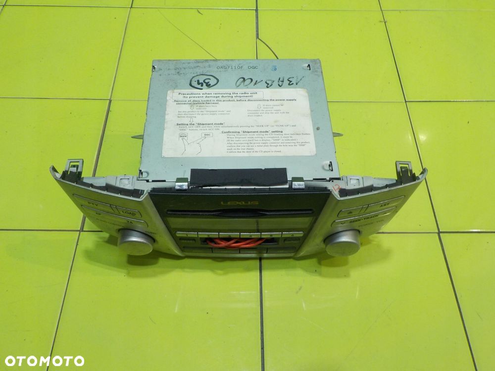 LEXUS RX300 II 3.0 B 04r radio CD 86120-48520 - 7