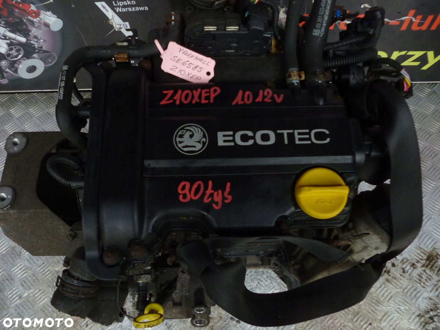 SILNIK OPEL CORSA 1.0 12V Z10XEP 90 TYS - 2