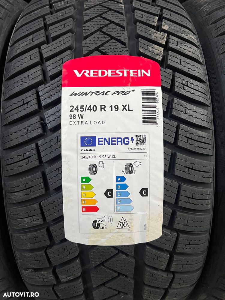 Vând set anvelope 245/40/19-275/35/19 vredestein de iarnă noi - 10