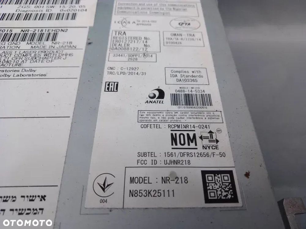 radio nawigacja navi mercedes w218 w207 w212 lift a2189005607 - 7