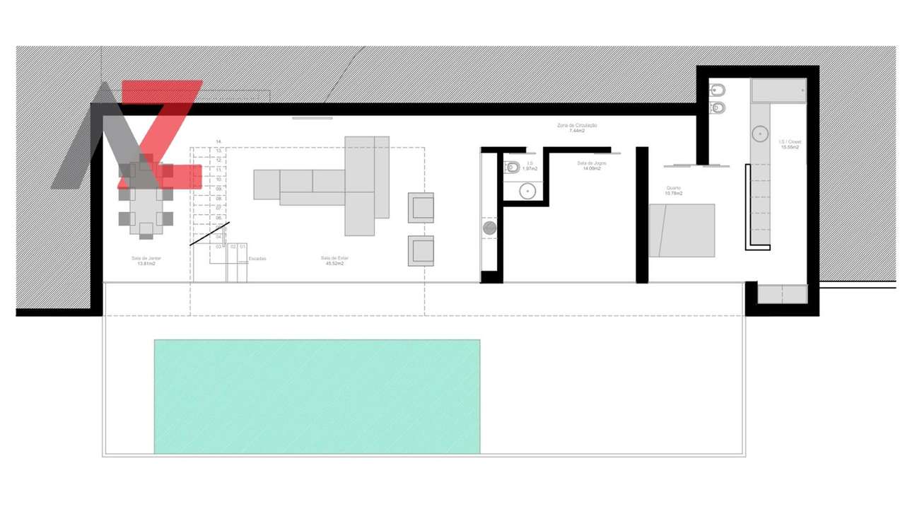 Lote 600 m2 com projeto aprovado para Construção - Grande imagem: 3/19