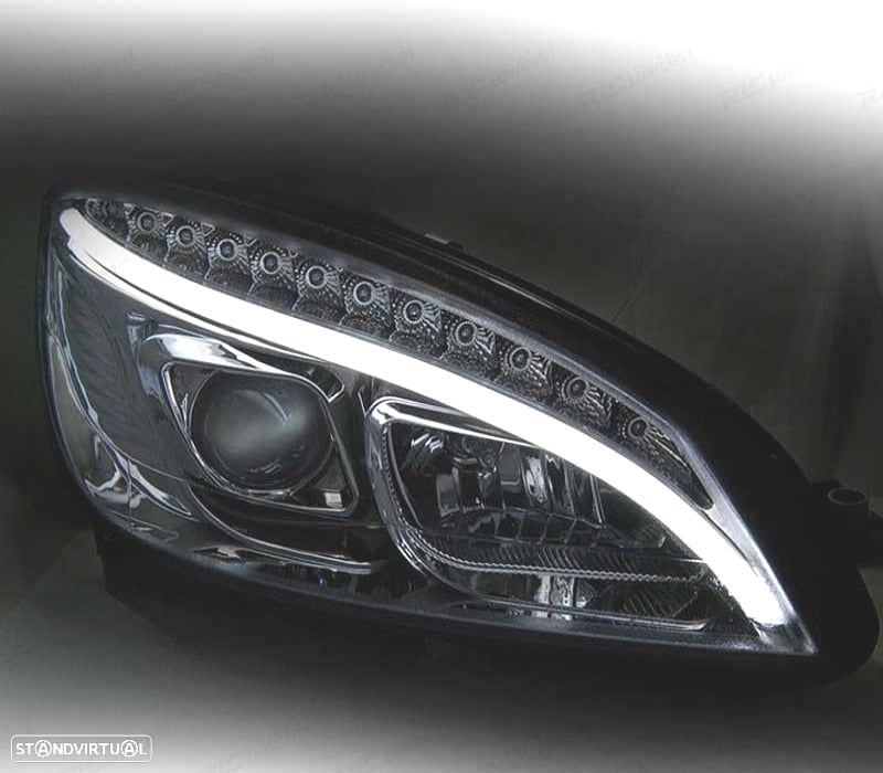 FAROIS LED TUBE LIGHT DINAMICO PARA MERCEDES W204 07-10 CROMADO - 2