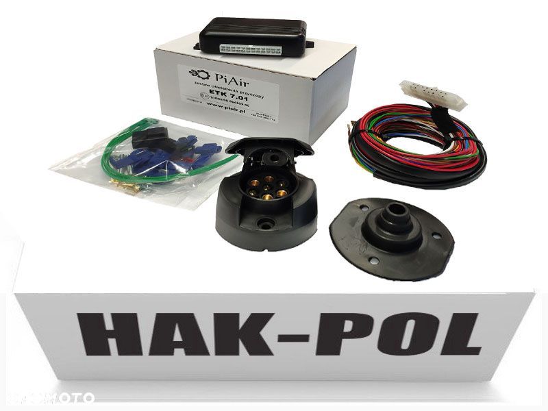 NISSAN QASHQAI J10 J11 2006 - 2021 HAK HOLOWNICZY + MODUŁ 7PIN + WIĄZKA + GNIAZDO - 12