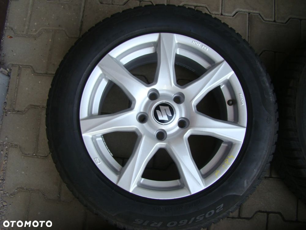 a184 5x114,3 Suzuki Sx4 S-Cross Fiat Sedici 7Jx16 Opony Zima 205/60 R16 - 4