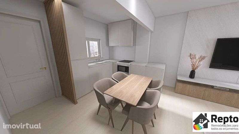 APARTAMENTO  T-1 remodelado em Benfica - Grande imagem: 2/7