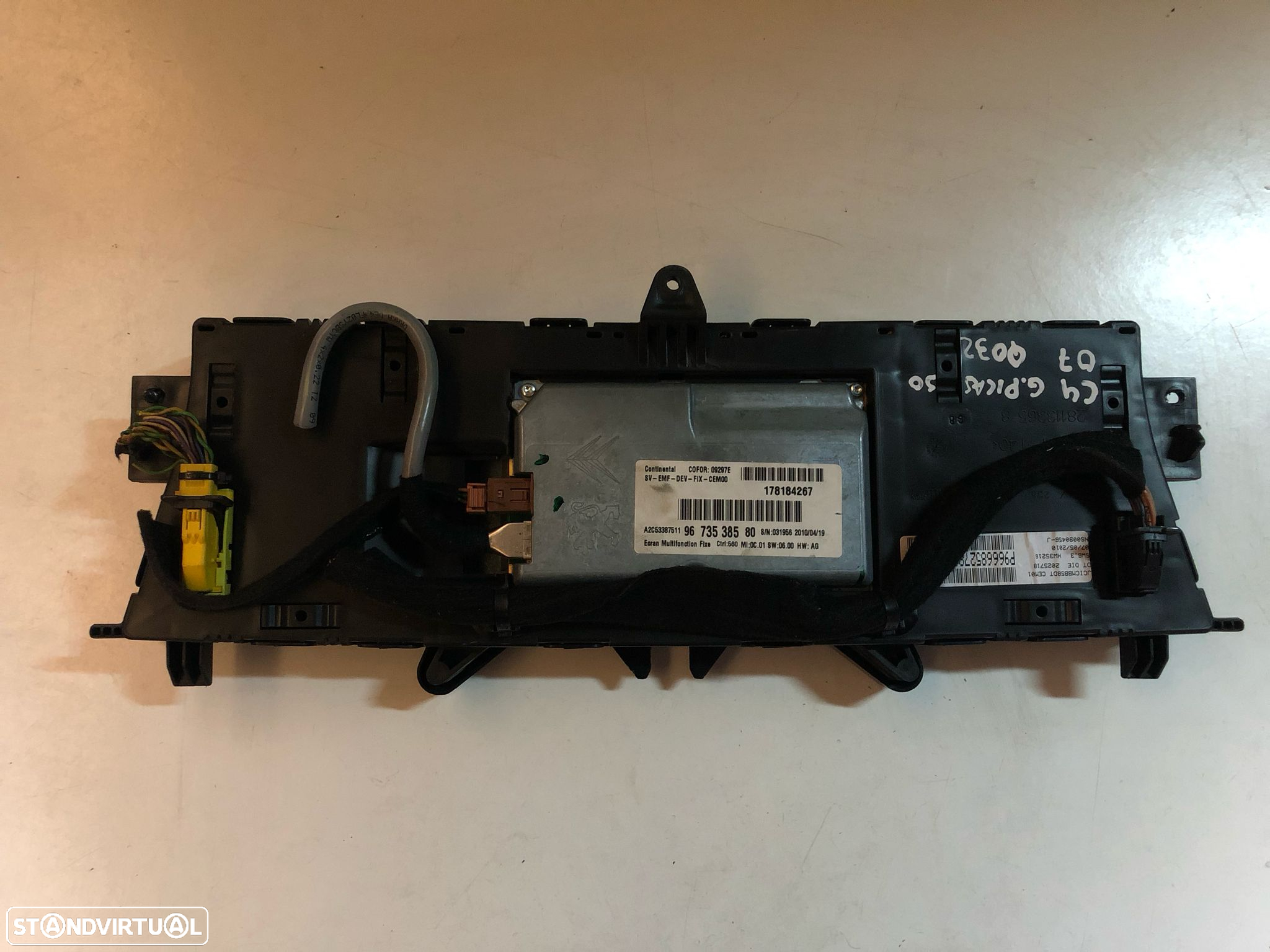 CITROEN C4 PICASSO I DISPLAY QUADRANTE - Q032 - 4