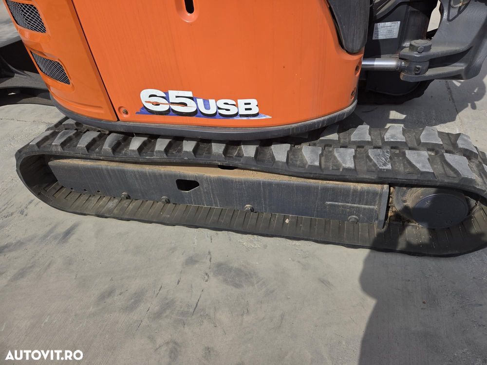 Hitachi ZX65USB-6, 2019, 2.006h, 6,5 TONE, CUPLA RAPIDA+2 CUPE EXCAVARE NOI+1 cupa taluz, inst picon pe brate, instal hidr rotire pe brate, LAMA NIVELARE, ad sapare 4,5m, ridica 4t, AC, posibilitate leasing-PROMOTIE 41900EUR+Tva - 24