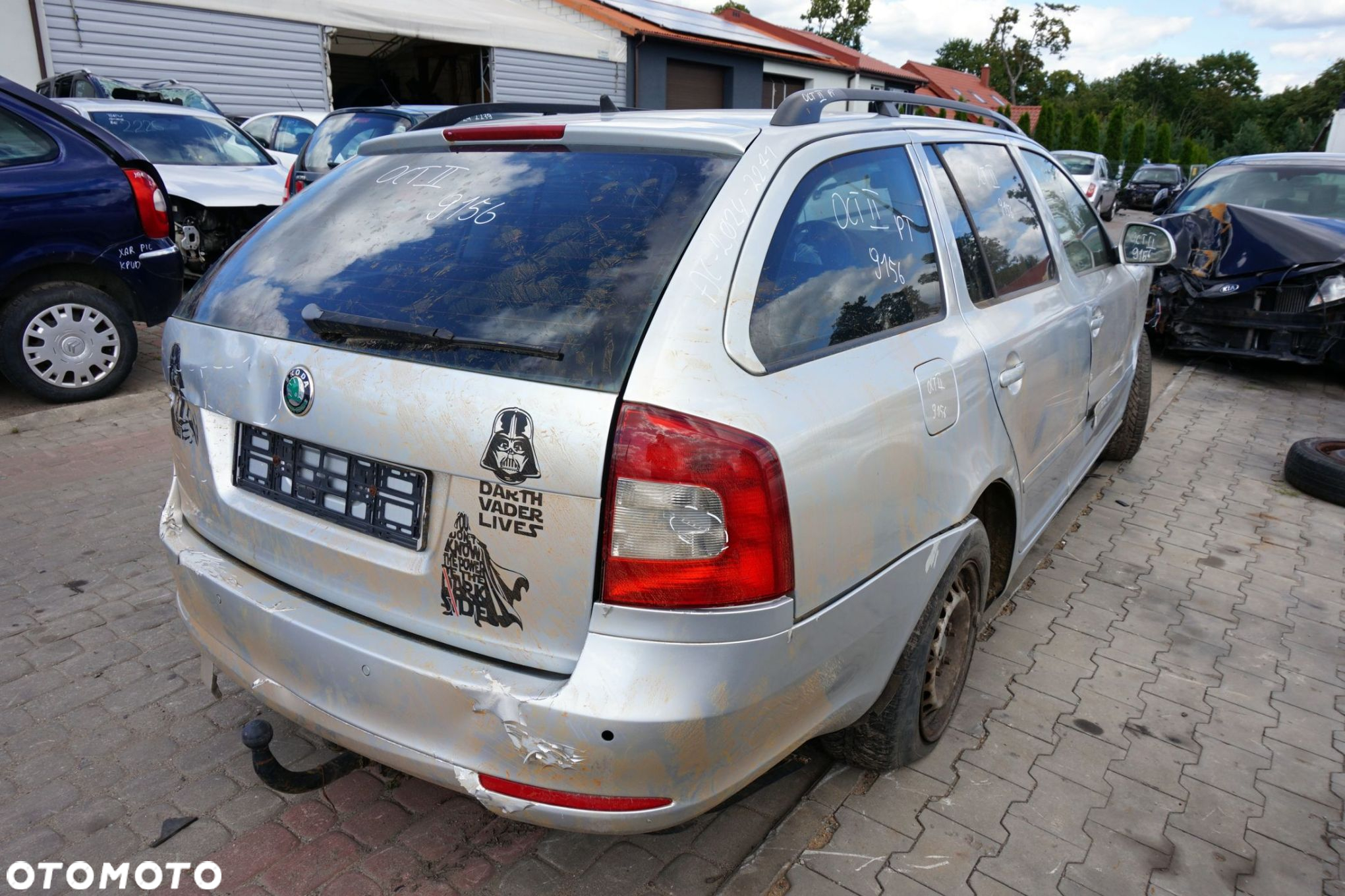 SKODA OCTAVIA II LIFT KOMBI 2012 9156 2.0 TDI CFHC 140KM NFP SREBRNY na części - 5