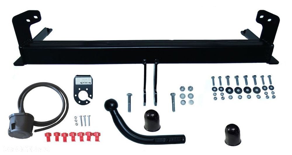 HAK HOLOWNICZY + WIĄZKA + GNIAZDO 7 PIN + ADAPTER  7/13P OPEL CORSA C 2000-2006 - 4