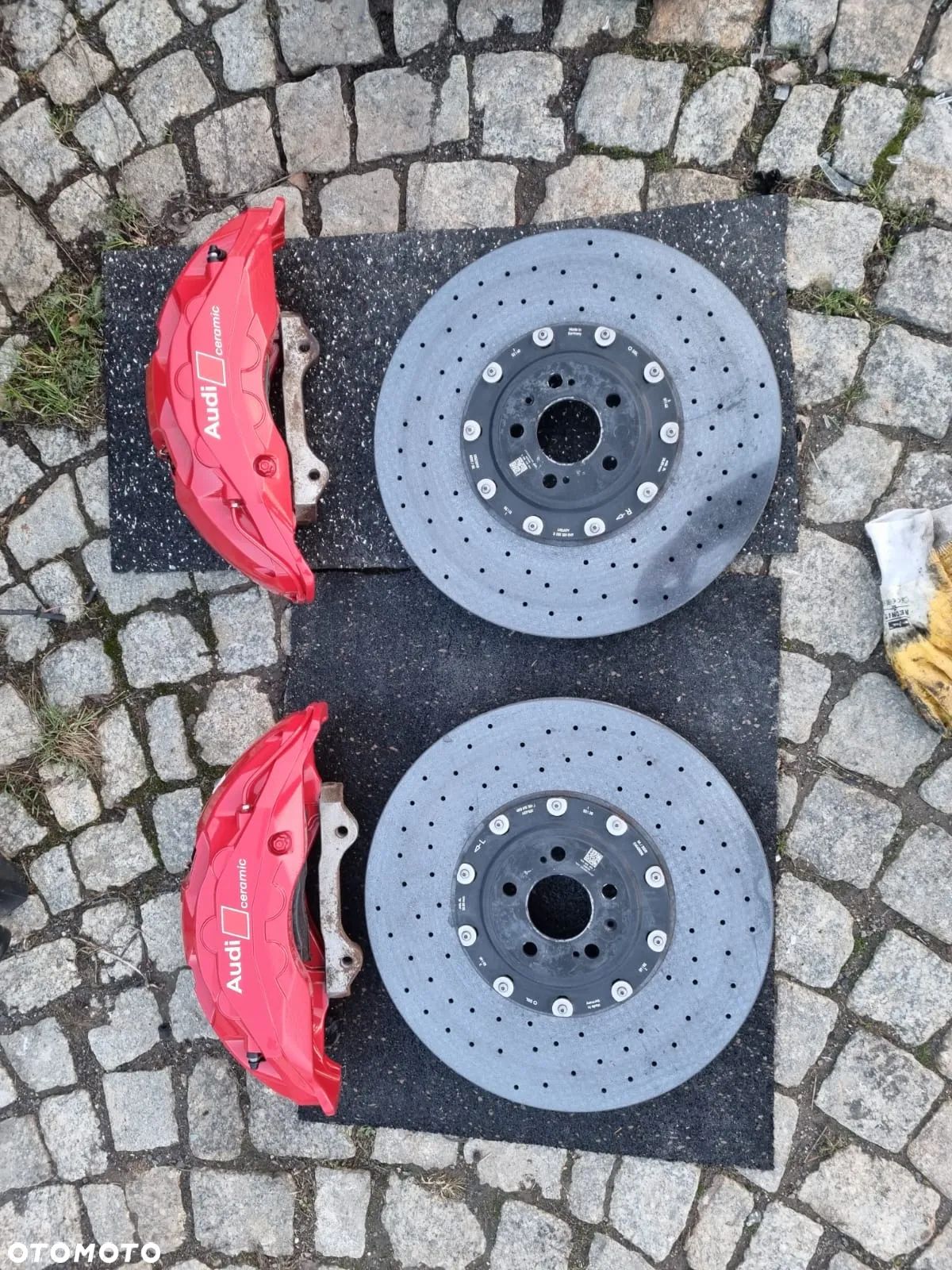 Hamulce ceramiczne komplet przód tył zacisk tarcza ceramika Audi Rs6 C8 - 1