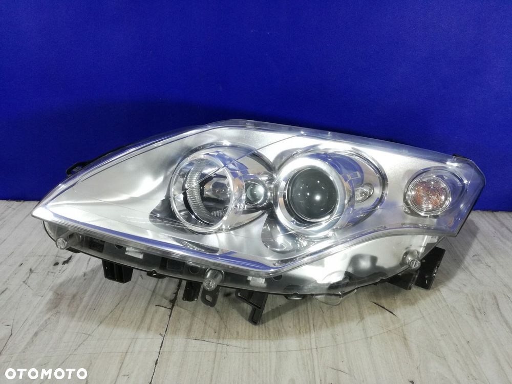 Renault Laguna III 3 07/10 lampa reflektor przód lewa Anglik - 2