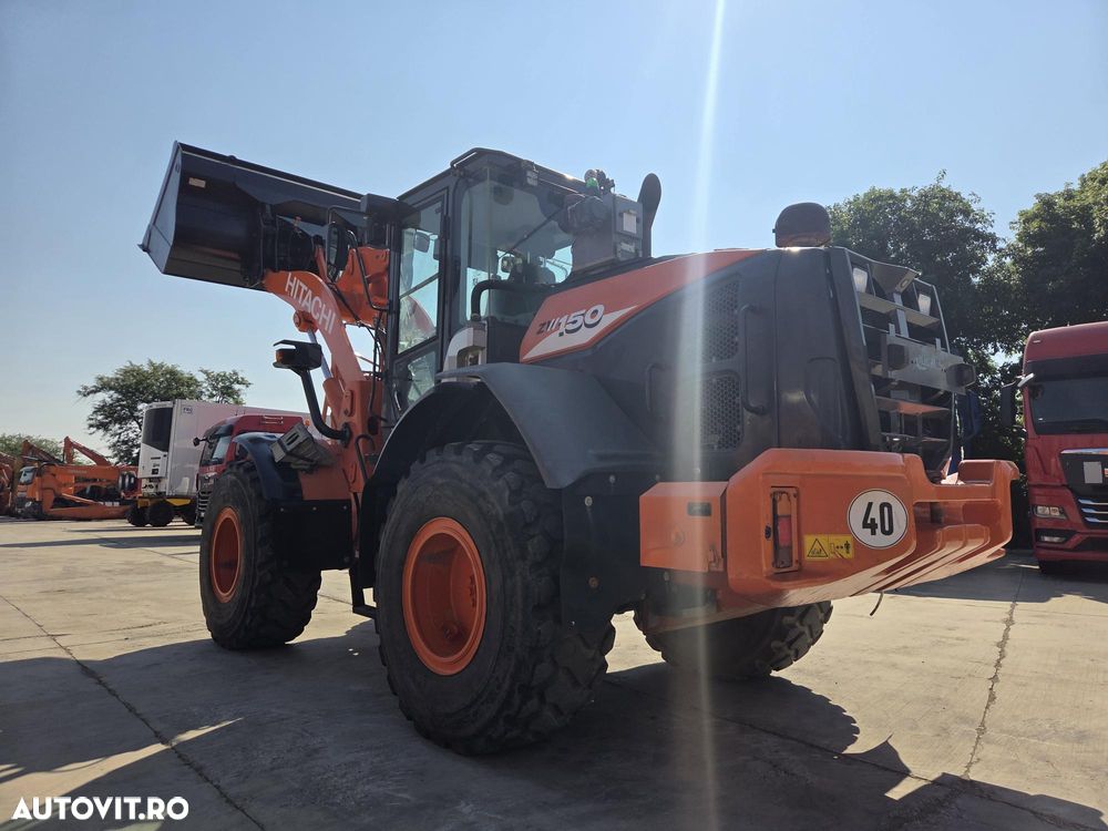 Hitachi ZW150-6, 2018, 5.304h, 21.348km, cupa 2,5mc, Masa 14 tone, cupla rapida, anv Michelin 80% ok, cantar, camera spate masalier, FULL OPTION, filtru suplimentar, Aer cond, rulat in Germania, posibilitate leasing, STARE FOARTE BUNA-PROMOTIE 69.900 EUR+Tva - 2