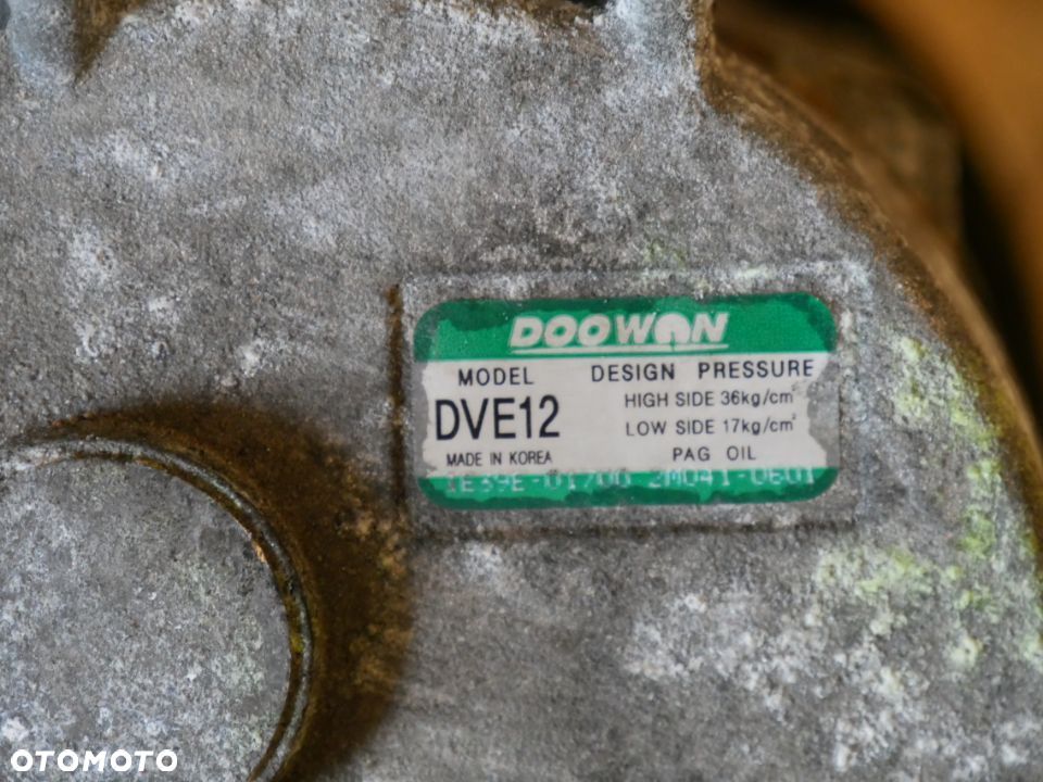 SPRĘŻARKA KLIMATYZACJI KIA RIO 1.4B G4FA 1E39E-01700 - 3