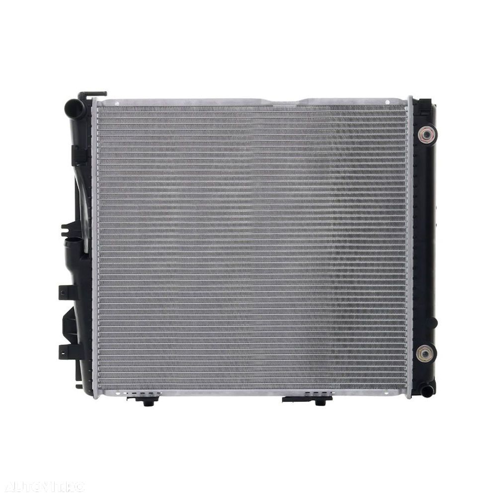 Radiator racire Mercedes W124/Clasa E, 1984-05.1997 320e/E320 (3, 2 R6 162kw); E280 (2,8 R6 142kw); E300/300e (3, 0 R6 132kw) Benzina, Automat, cu AC, 530x480x42, Cu lipire fagure prin brazare - 1