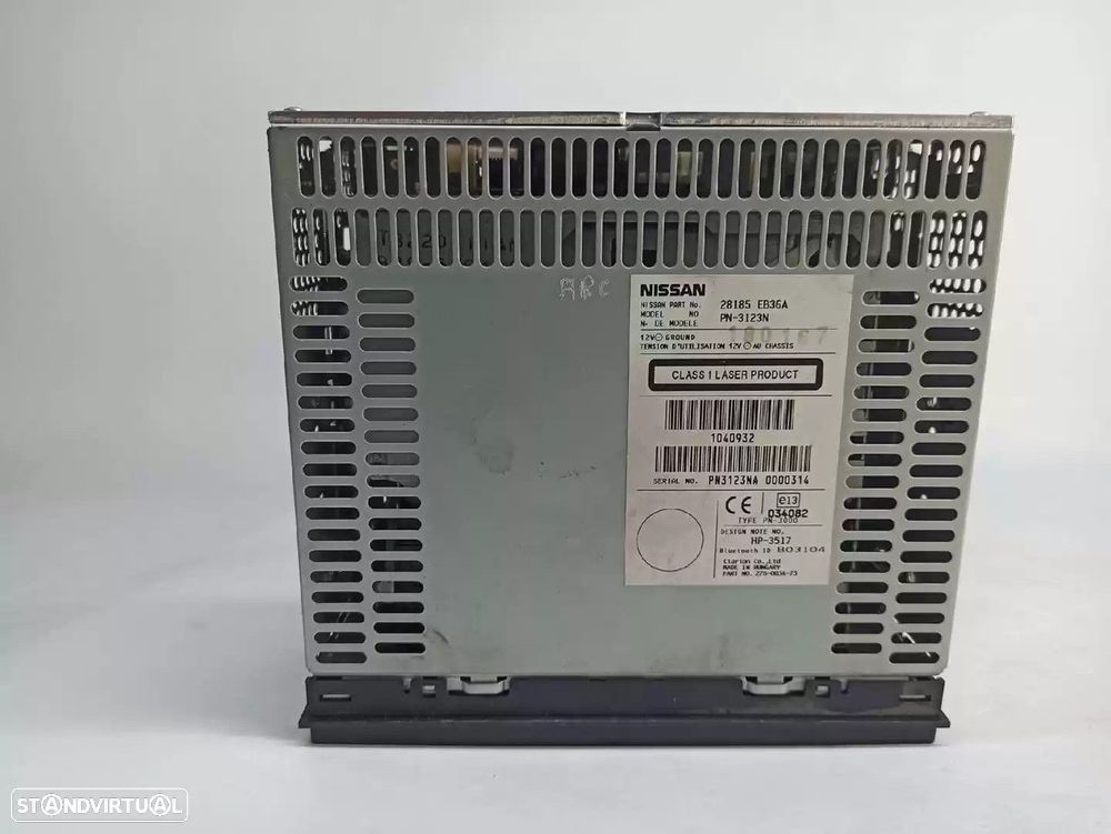 SISTEMA AUDIO / RADIO CD NISSAN PATHFINDER III 2008 -28185EB36A - 4