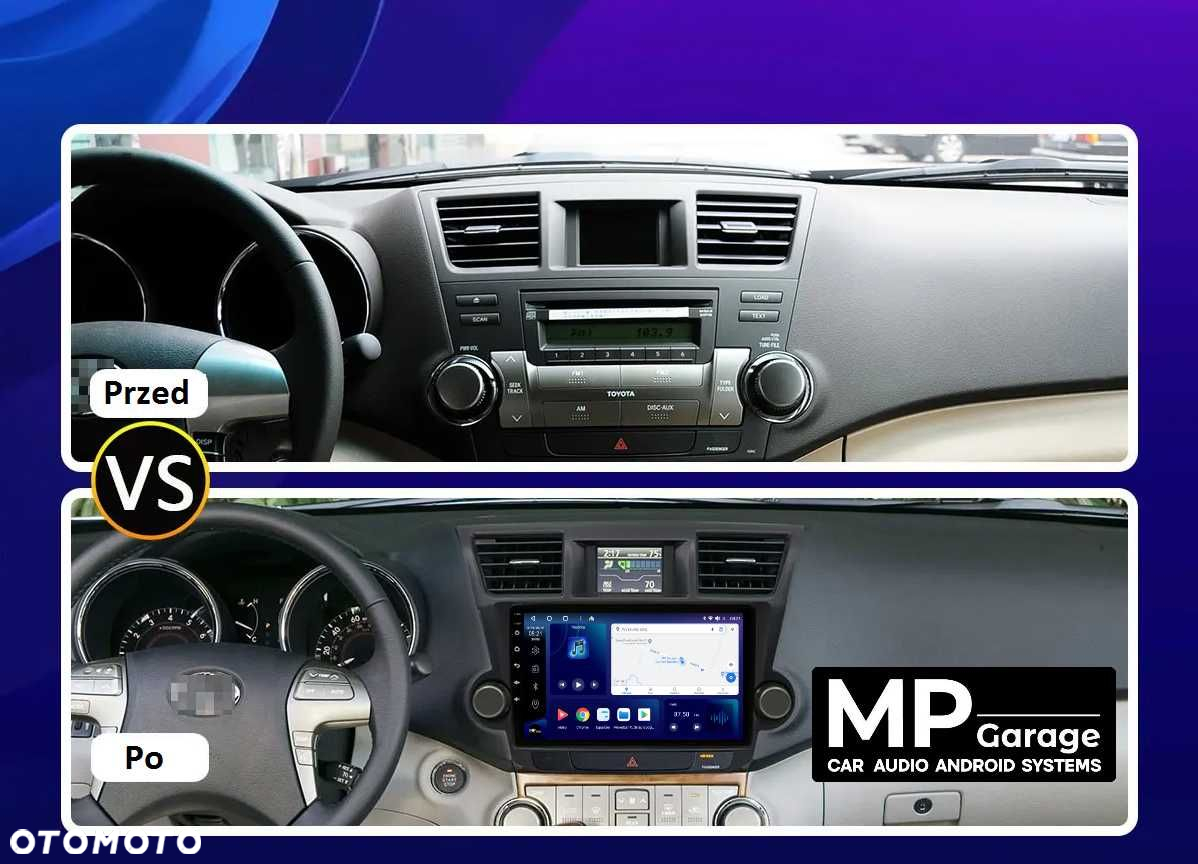 Toyota Highlander Stacja Multimedialna Android CarPlay/AA Qled 4G Gw. - 2