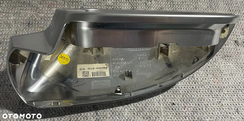 Audi A6 S6 C7 obudowa lusterka chrom alu prawa asystent - 2
