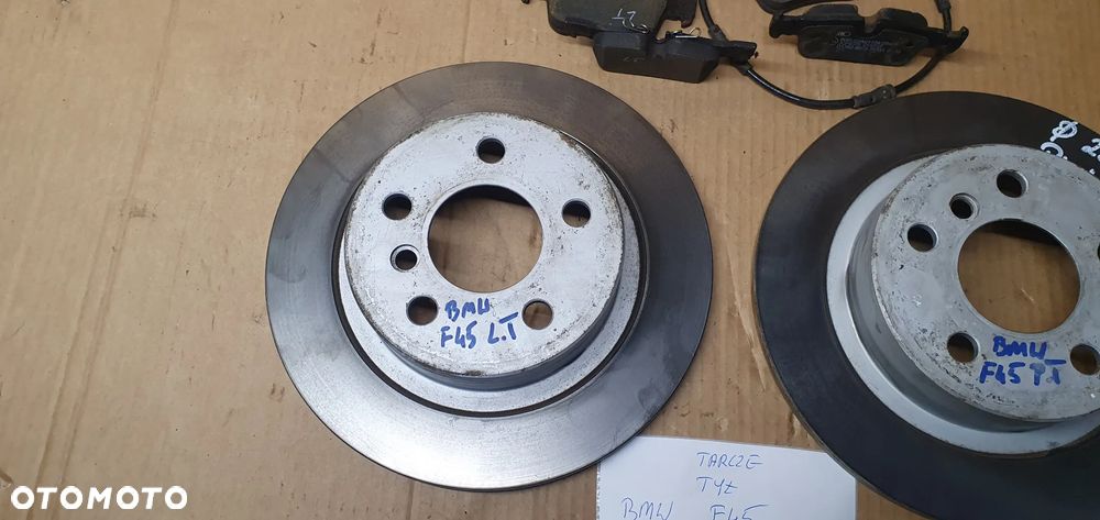 Tarcze hamulcowe tył tylne klocki 280 mm BMW 2 F45 1.5D - 2