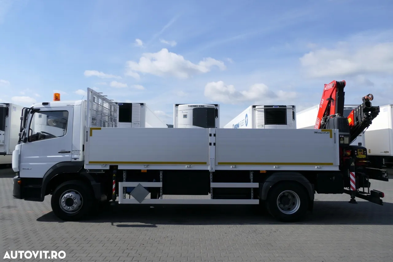 Mercedes-Benz ATEGO / 16 30 / E6 / CUTIE DE VITEZE + HDS FASSI F 155 / ADR / RADIO CONTROL - 10