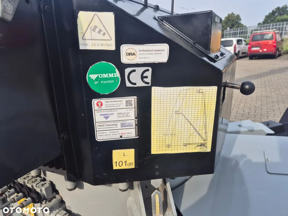 Omme RBD 2600 / 1 WŁ. / AŻ 26 METRÓW / PO SERWISIE HYDRAULIKI / SPRAWNY / DIESEL + PRĄD / WTYCZKA 230V / PILOT DO STEROWANIA / 240 KG ŁADOWNOŚĆ - 26